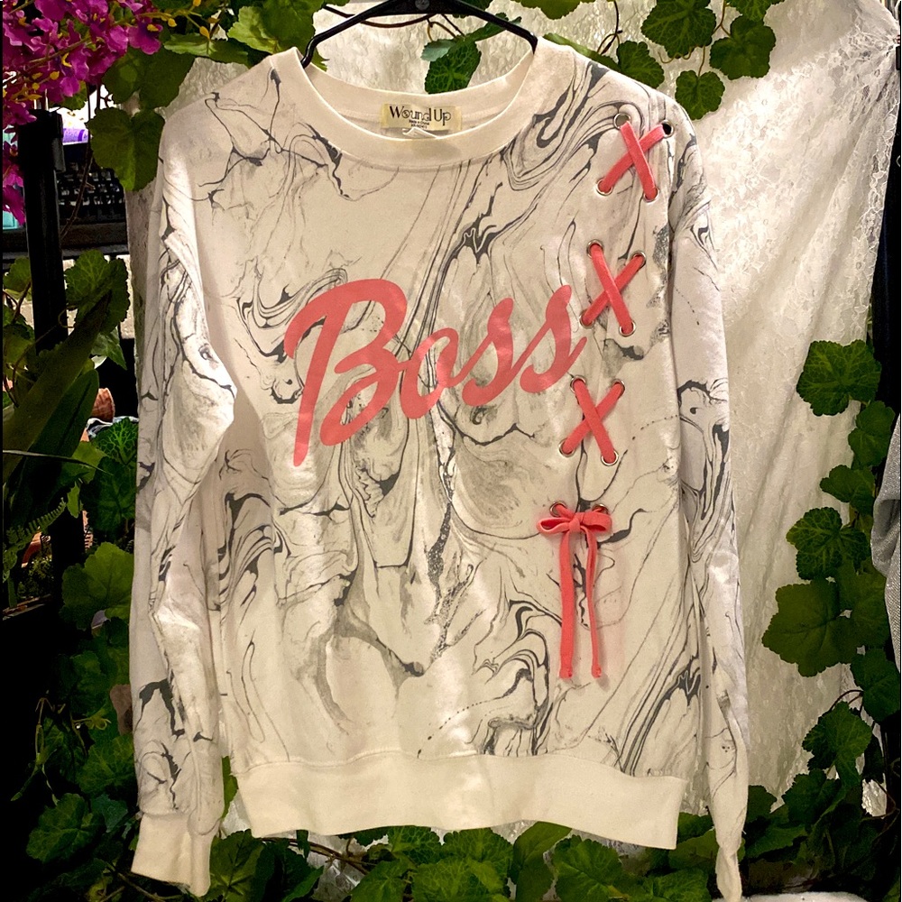 Unique sweater by wound up…